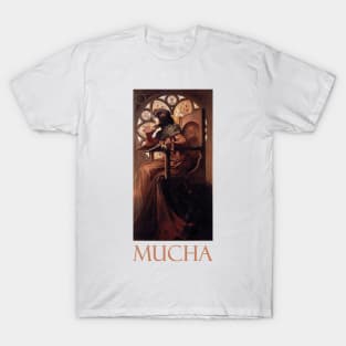 Portrait of Actress Sarah Bernhardt (1896) by Alphonse Mucha T-Shirt